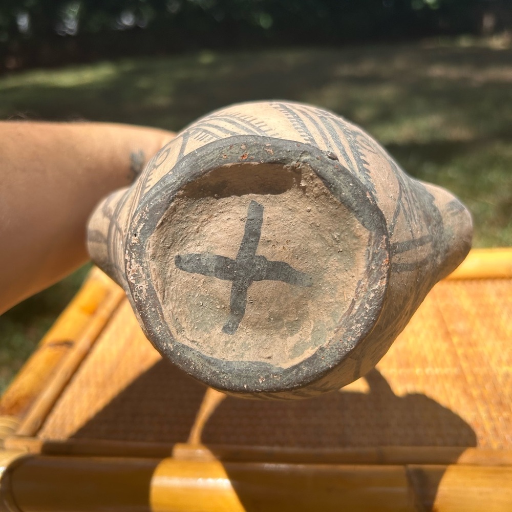 Handcrafted Clay Pot with Handle - Picture 7 of 7